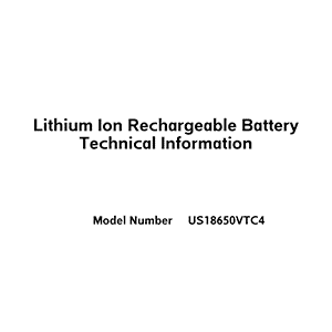 Sony US18650VTC4 Lithium-ion Battery Datasheet