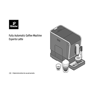 Tchibo Fully Automatic Esperto Latte Coffee Machine 377 042 Instruction Manual