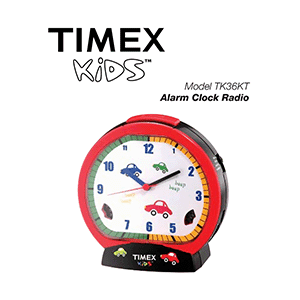 Timex Kids TK36KT Alarm Clock Radio User Manual