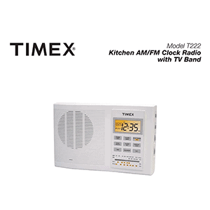 Timex T222 Clock Radio User Manual