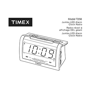 Timex T256 Alarm Clock Radio User Manual