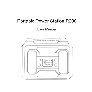 ZeroKor R200 Portable Power Station User Manual