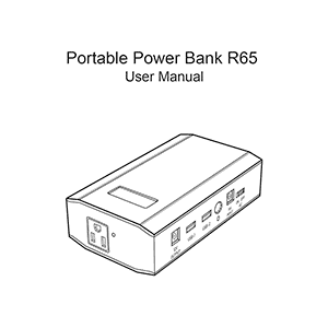 ZeroKor R65 Portable Power Bank User Manual