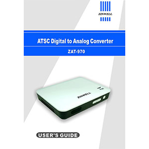 Zinwell ZAT-970 Digital Converter Box User's Guide